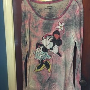 Disney long sleeved thermal tee